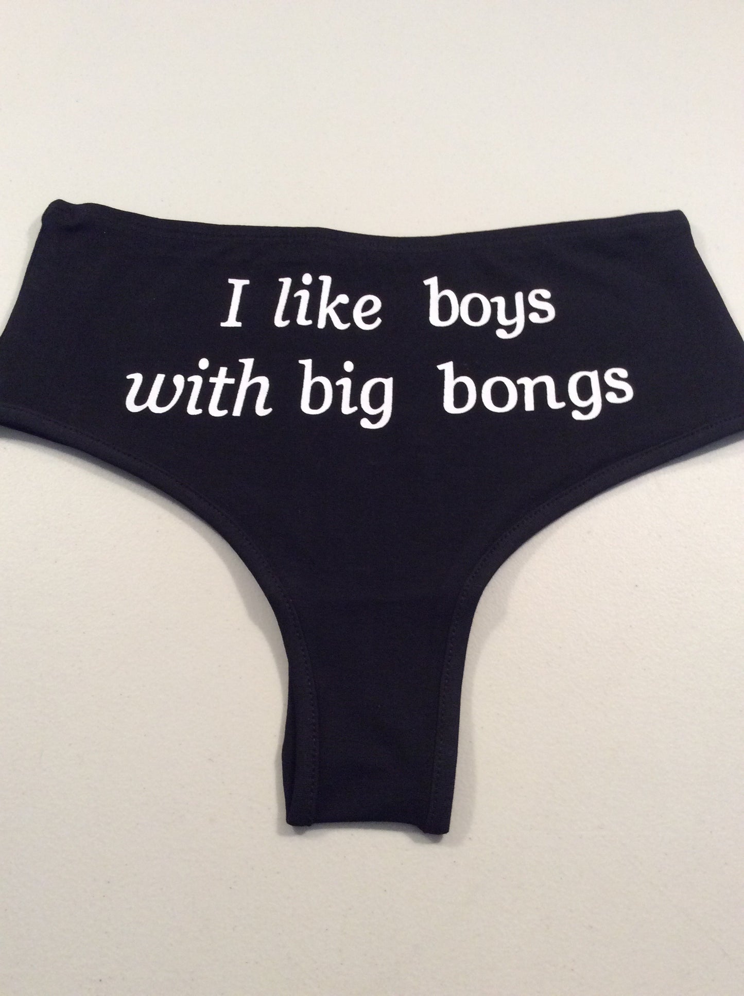420 High Waist Panty "I Like Boys"