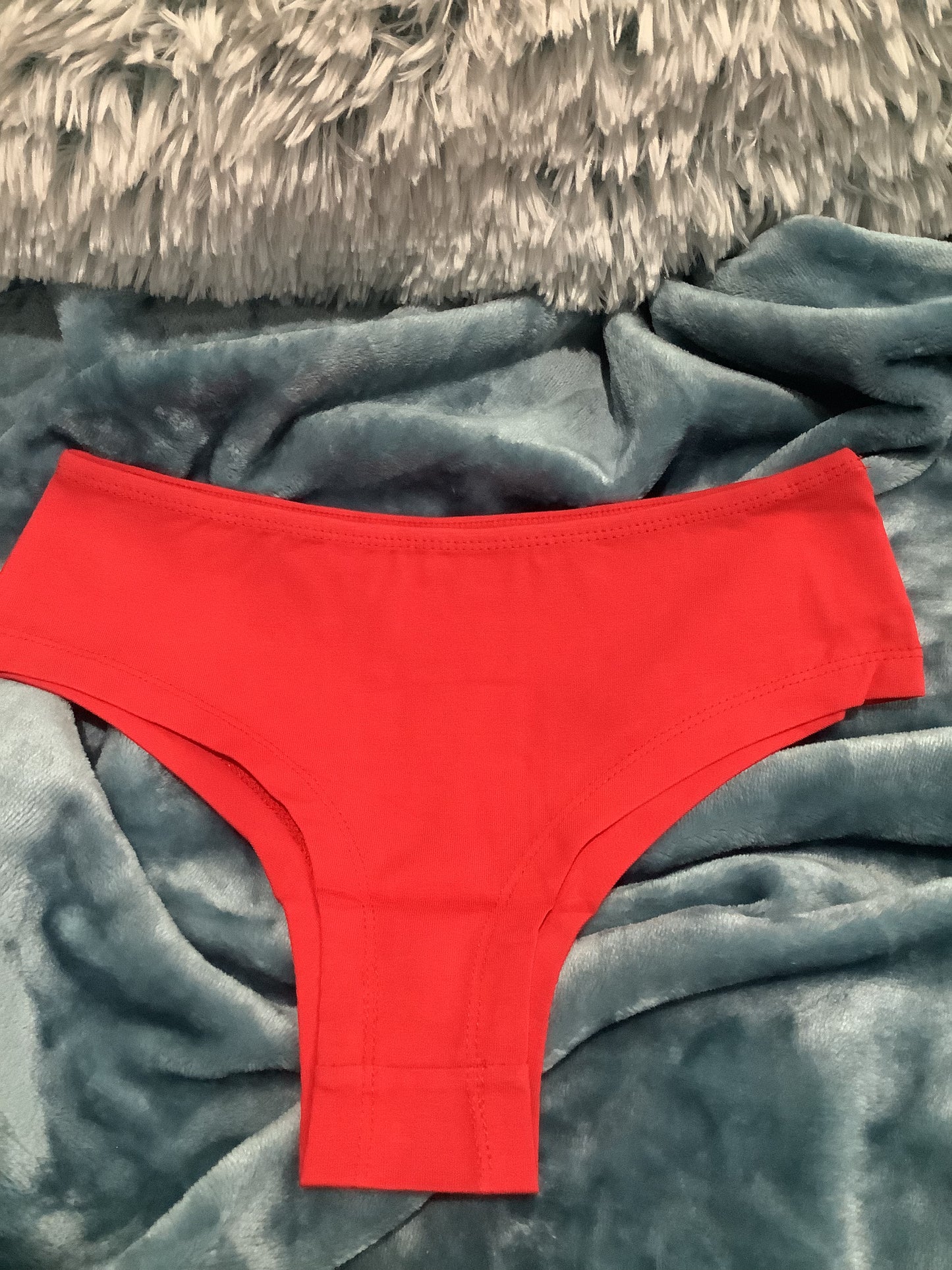 Red High Waist 420 Panty