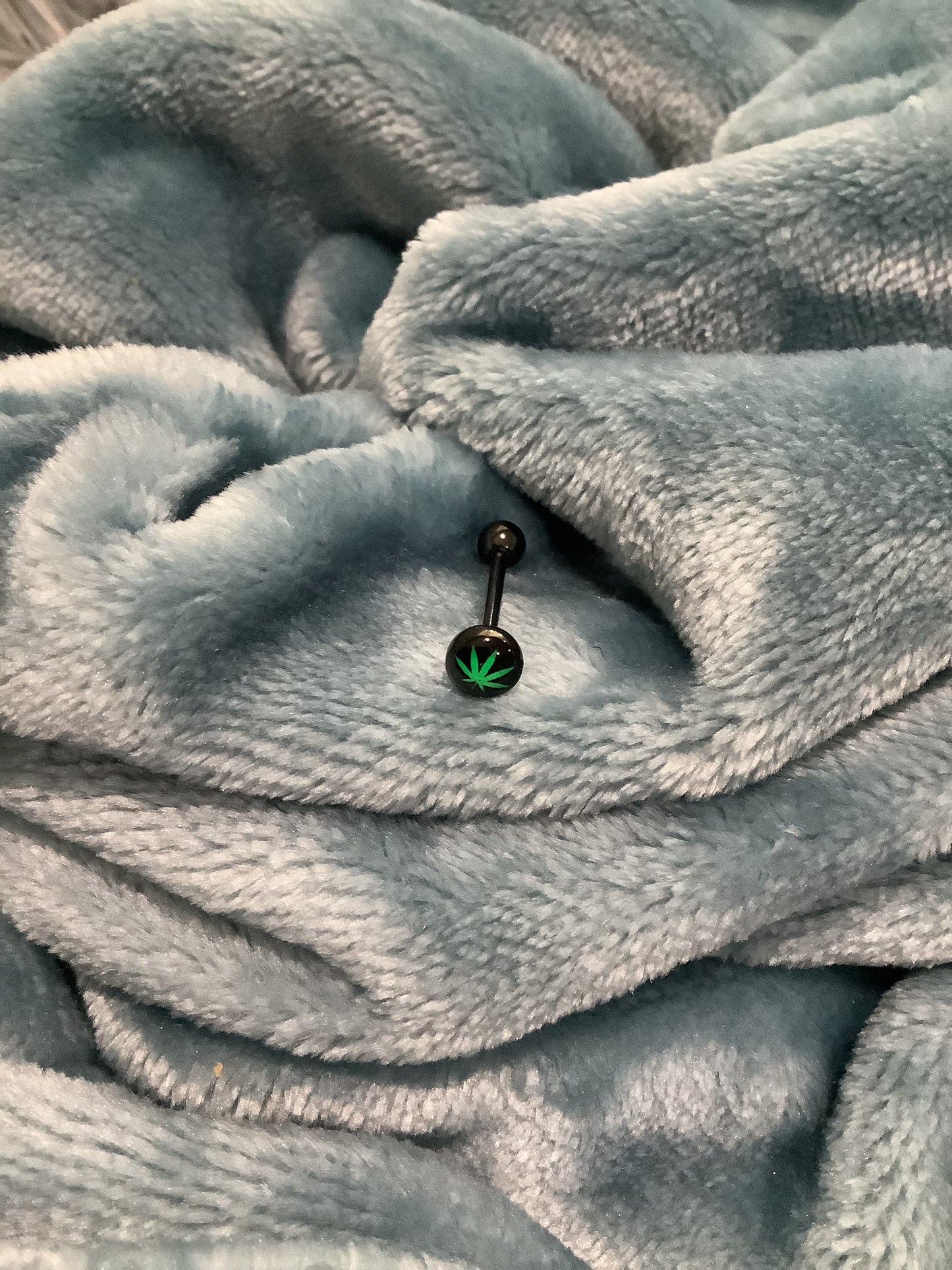 420 Stud Tongue Ring