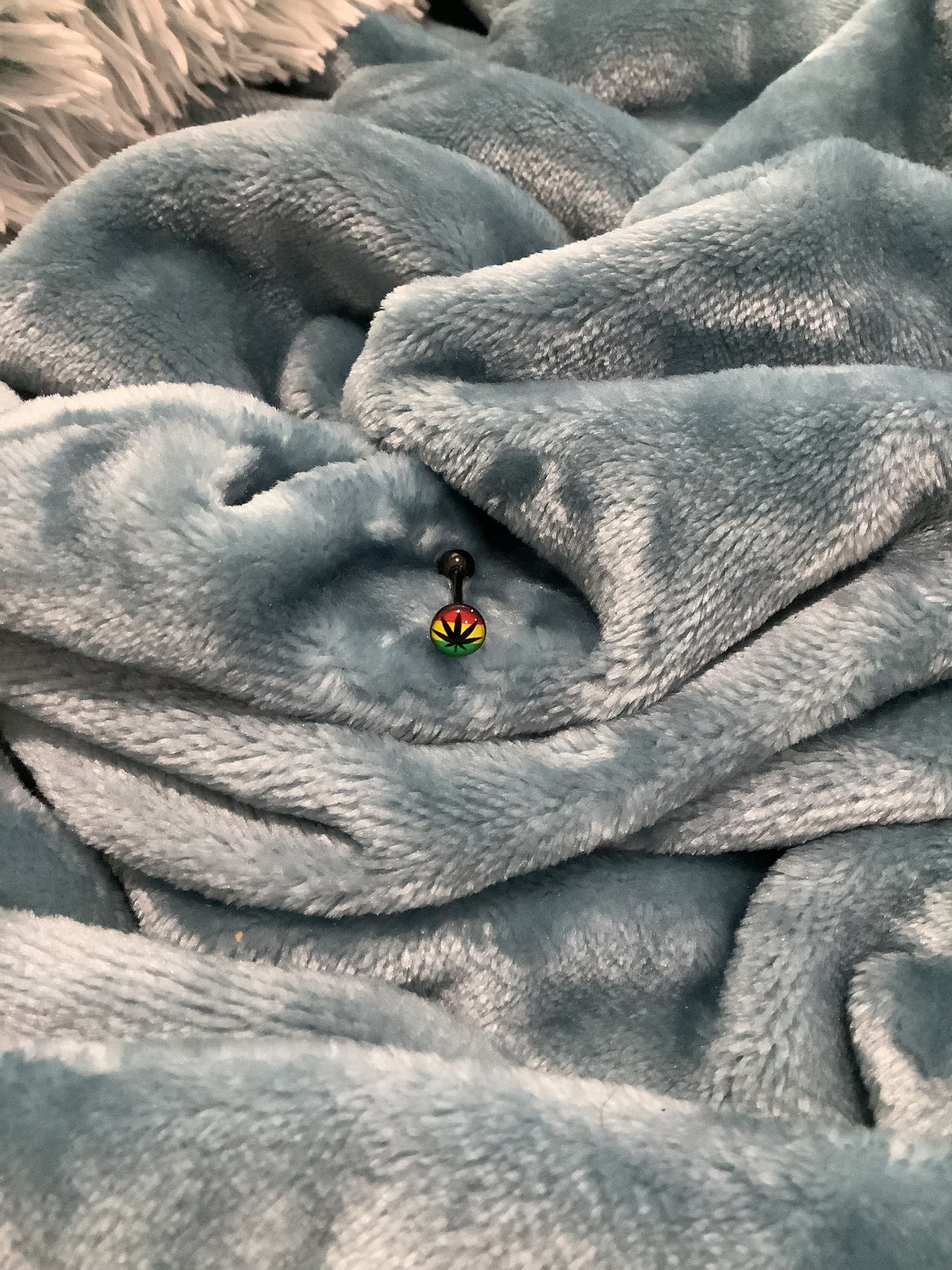 420 Stud Tongue Ring