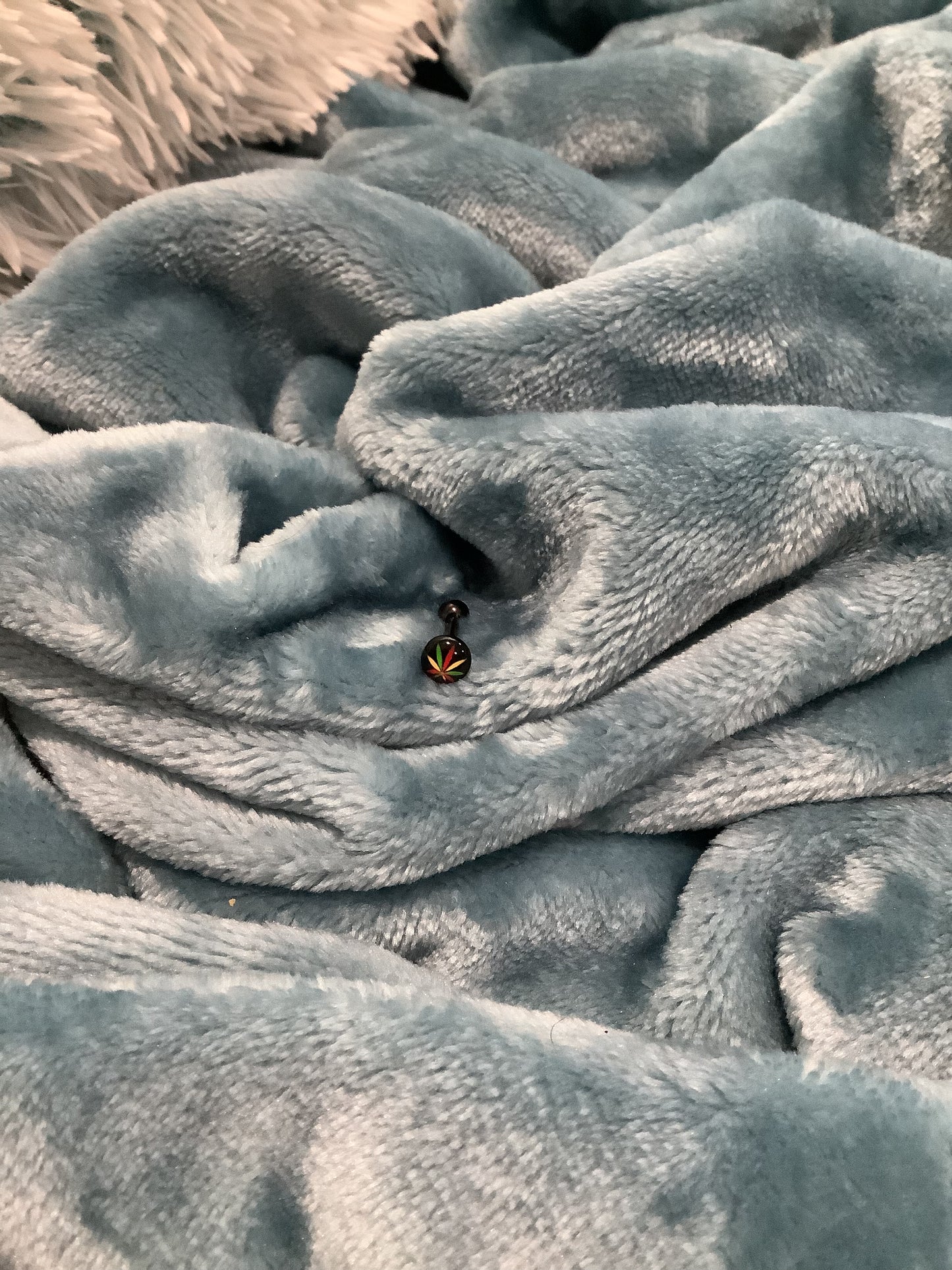 420 Stud Tongue Ring