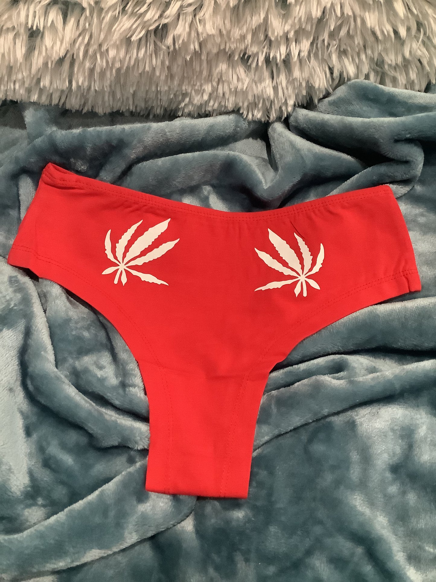 Red High Waist 420 Panty