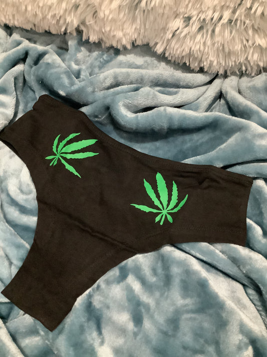 High Waist Panty Leaf